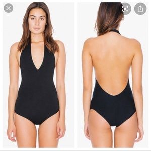 American Apparel Black Body Suit